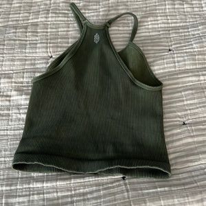 Free people happiness runs long crop tank